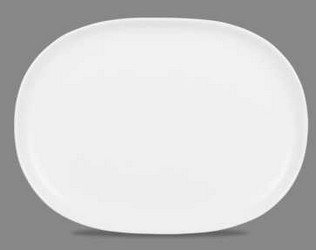 Churchill Moonstone ovaal bord 14,5x19cm