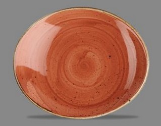 Stonecast ovaal coupe bord 19.2cm