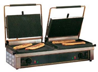 Roller Grill Contact Grill Type Double Panini