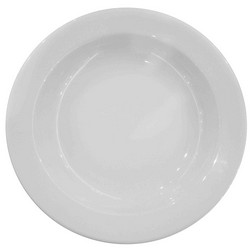 Fell diep bord 22cm - WIT