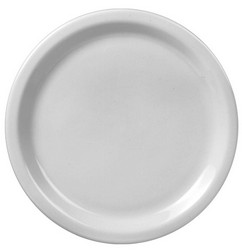 Dahlia plat bord 27cm - WIT