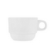Finesse-Zina koffietas en ondertas 18cl - WIT