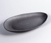 Mesapiu Ovale schotel in fijn aardewerk Miro Basalt 22 x 39 cm